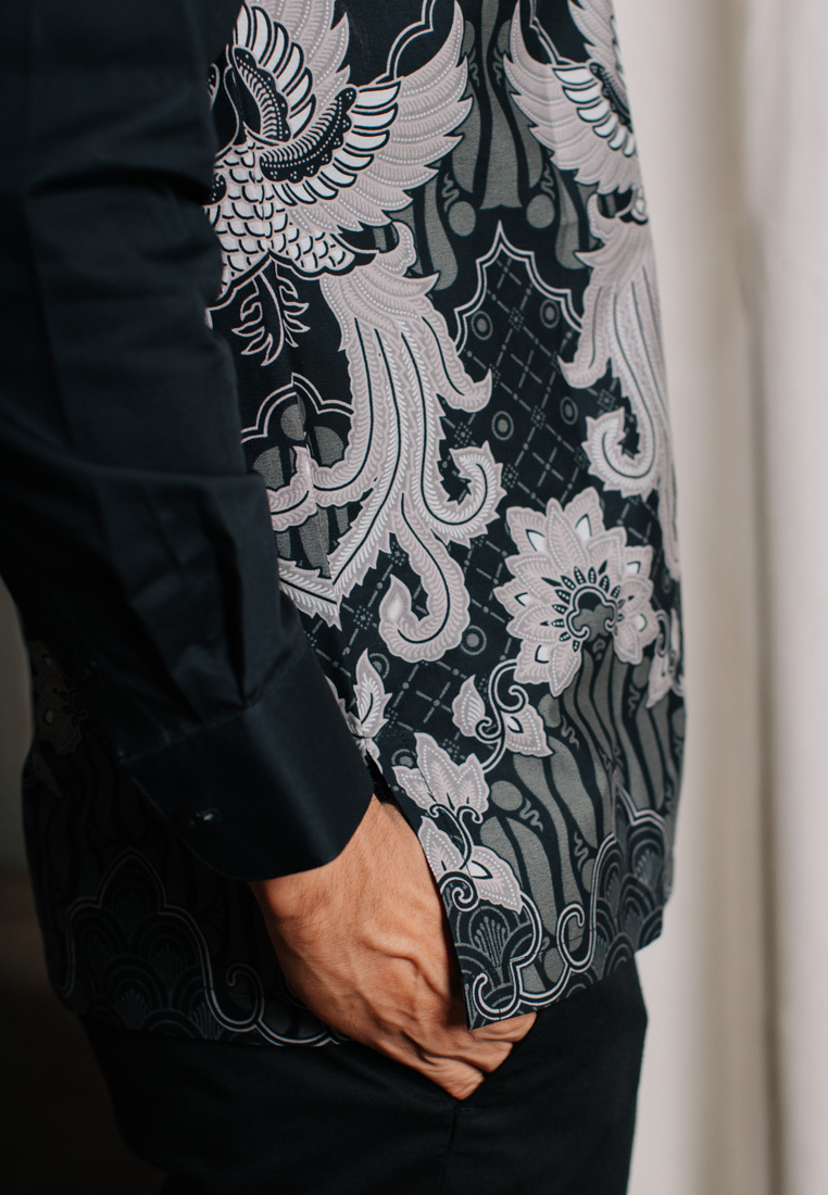Hadinata Batik Kemeja Panjang Furing Superfine Partha Prina-1